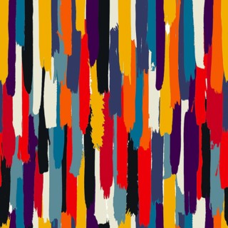 Abstract art brush vector seamless pattern