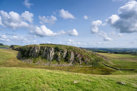 Steel Rig, Hadrian's Wall, Haltwhistle, Northumberland, England, United Kingdom, Europe