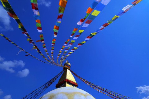 Nepal, Himalaya, Kathmandu, Bodnath Stupa, Buddha Stupa, Bodnath, Kathmandu, Nepal, Asia