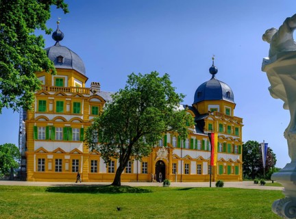 Seehof Castle, Memmelsdorf near Bamberg, Upper Franconia, Bavaria, Germany, Europe