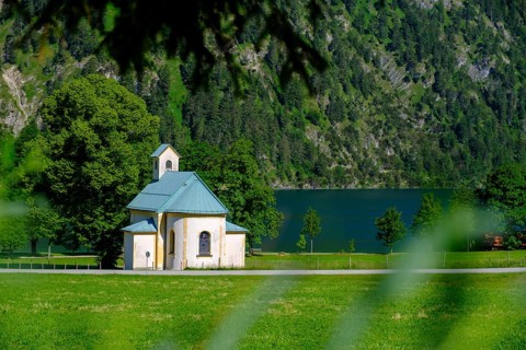 Seehof Chapel, Achenkirch, Achensee, Tyrol, Austria, Europe