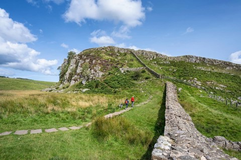 Steel Rig, Hadrian's Wall, Haltwhistle, Northumberland, England, United Kingdom, Europe