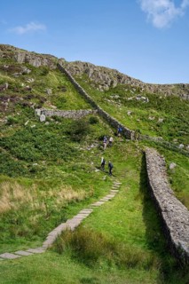 Steel Rig, Hadrian's Wall, Haltwhistle, Northumberland, England, United Kingdom, Europe