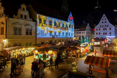 New Year's Eve party at the Canaletto Market in Pirna