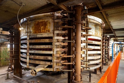 The Knappenrode energy factory is one of the four sites of the Saxon Industrial Museum on the site