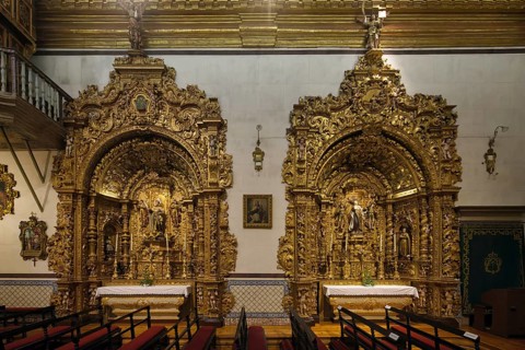 Church of the Third Order of Our Lady of Mount Carmel, Lateral altar and chapel, Faro, Algarve,