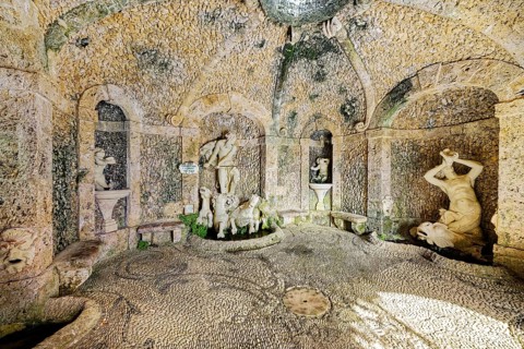 Grotto, Sea God Neptune, Grotta di Nettuno, Baroque, Park or Garden, Villa Garzoni, Giardino