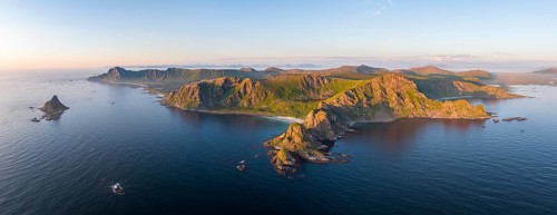 Coast, fjords and mountains, Matinden mountain, Bleik, Andoya island, Vesteralen archipelago,