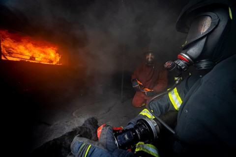 Hot training in the training container