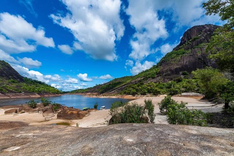 Huge granite hills, Cerros de Mavecure, Eastern Colombia