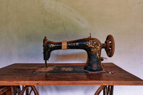 Old Singer sewing machine, Serra da Canastra, Minas Gerais state, Brazil, South America