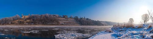 Elbe castles in winter