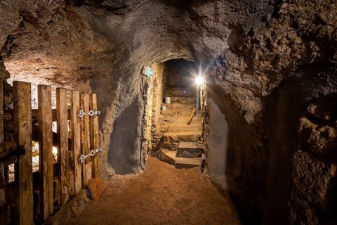 The total length of the passages under Geithain is 1100 m, of which 412 m are currently accessible.