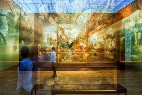 Otto Dix.The War - The Dresden Triptych Exhibition at the Albertinum