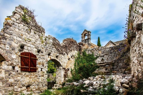 Accommodation for travellers, Svratiste za putnike, ruined town of Stari Bar, originally from the