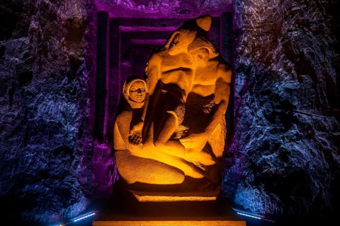 Salt cathedral of Zipaquira, Colombia, South America