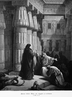 Bible, Pharaoh asks Moses to leave Egypt, First Book of Moses, 12, 31, Moses, Old Testament,