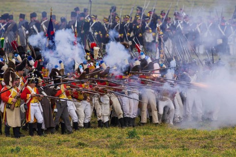 Re-enactment of the Battle of the Nations