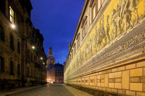 View from the Fürstenzug to the Church of Our Lady