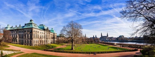 Dresden Silhouette with Japanese Palace