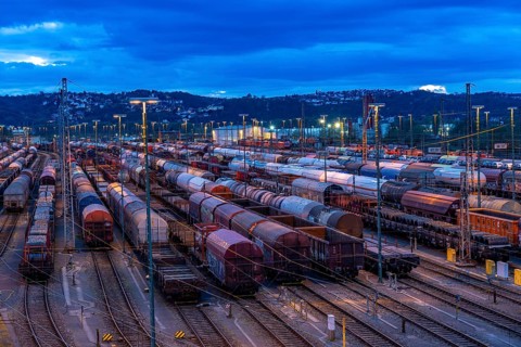 The Hagen-Vorhalle marshalling yard, one of the 9 largest in Germany, is located on the