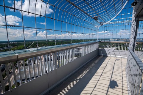 Upper viewing platform, Pulpit, Berlin Radio Tower, Messe Berlin, Charlottenburg, Germany, Europe