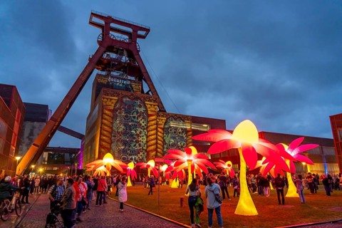 Extraschicht, the long night of industrial culture, cultural festival across the Ruhr region, 35