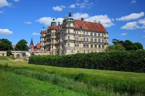 Europe, Germany, Mecklenburg-Western Pomerania, Güstrow, Güstrow Castle, built in the 16th century,