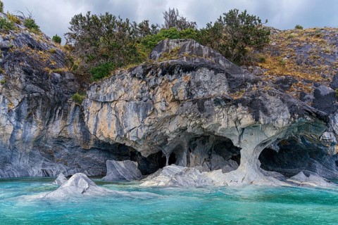 Marble Caves, Puerto Rio Tranquilo, Chile Chico, Aysen, Chile, South America