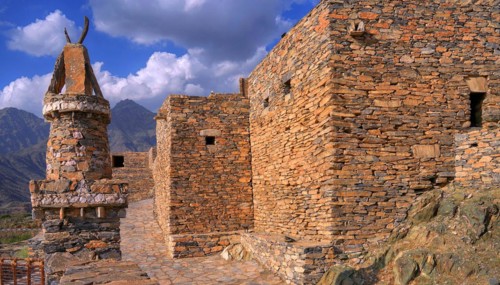 Middle East, Saudi Arabia, The mountain village of Thai Ain, Thee-Ain, Dhi Ayn, Zee Ain Village,