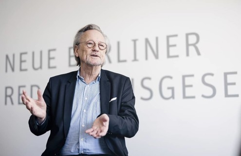 Peter Brandt, recorded during an interview at the NBR office in Berlin. 09.05.2022