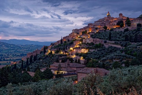 Trevi is a small Italian town in the province of Perugia in Umbria and a member of the association