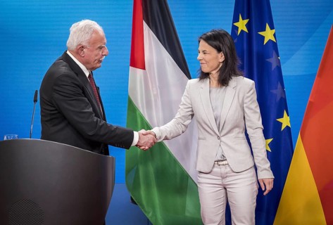 Annalena BÃ¤rbock (Alliance 90/The Greens), Federal Foreign Minister, meets Palestinian Foreign
