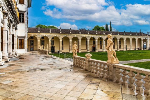 Villa Manin from the 17th century, residence of Ludovico Manin, the last Doge of Venice, Codroipo,