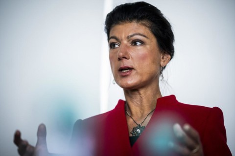 Sahra Wagenknecht is a member of the German Bundestag and founder of the BSW party, pictured here