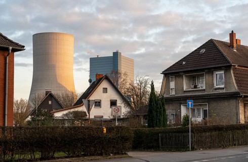 The hard coal-fired power plant Datteln 4, operated by Uniper, on the Dormtund-Ems Canal, it is