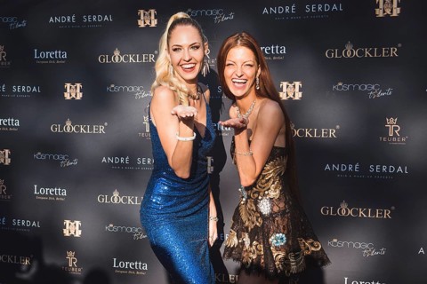Beatrice Turin and Xenia Princess of Saxony at the first Fashion Night with Harald Glööckler for