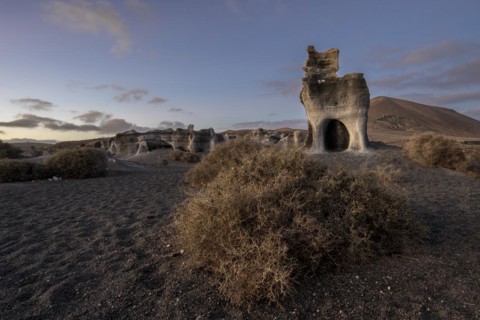 Stratified City, Ciudad estraticicada, Antigua Rofera de Teseguite, Lanzarote, Canary Islands,