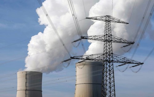 Schwarze Pumpe lignite-fired power plant operated by LEAG Lausitz Energie Kraftwerke AG. The