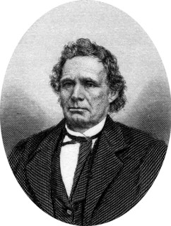 Engraving of Thaddeus Stevens (April 4, 1792 â€“ August 11, 1868), a representative of