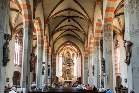 Church of St Andrew, Ochsenfurt, Mainfranken, Lower Franconia, Franconia, Bavaria, Germany, Europe