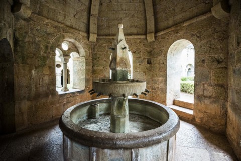 Romanesque Cistercian monastery, Abbaye du Thoronet, Département Var, Provence-Alpes-Côte d'Azur,