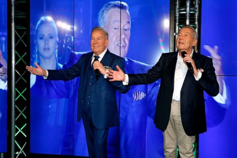 Roland Kaiser at the presentation of Roland Kaiser's wax figure for Kaisermania at Madame Tussaud's