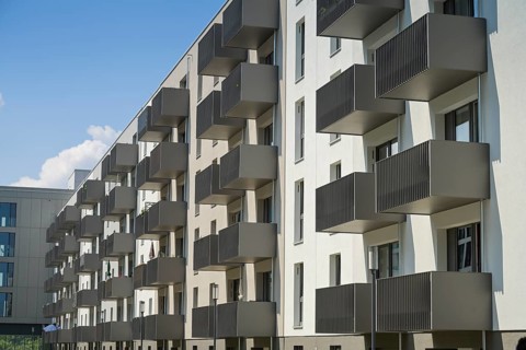 New GEWOBAG building, residential building, Ella-Barowsky-StraÃŸe, Schöneberg, Berlin, Germany,