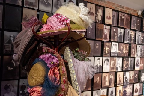 Art Nouveau museum, hats, photos, Art Nouveau buildings are part of the Unesco World Heritage Site