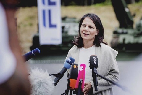 Annalena BÃ¤rbock (Alliance 90/The Greens), Federal Foreign Minister, photographed during a visit