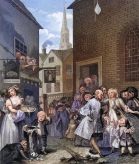 Times of the Day Noon From the original picture by Hogarth from The Works of Hogarth published