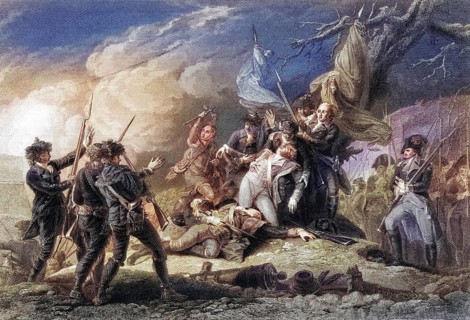 Death of General Montgomery, Battle of Quebec 1775, General Richard Montgomery, 1736-1775, American