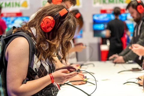 Gamescom, the world's largest trade fair for video and computer games, in Cologne, Germany, Europe