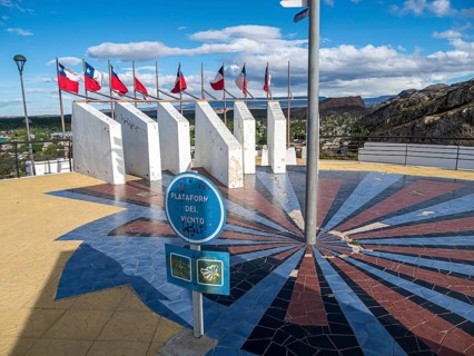 Viewpoint Plataform del Viento, Chile Chico at Lago General Carrera, Patagonia, Chile, South